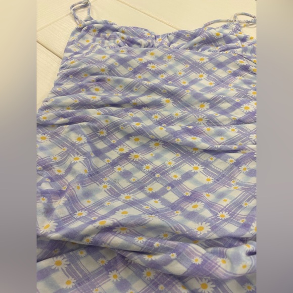 Floral Ruched Bodycon Mini Dress - Picture 2 of 9